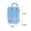 2X Blue Mini Roller Travel Suitcase Candy Box Pers 3