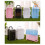 2X Blue Mini Roller Travel Suitcase Candy Box Pers 5
