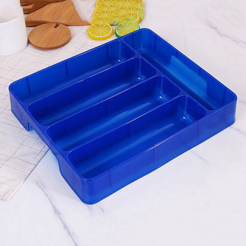 2X Drawer Organizer Tray Spoon Cutlery Separation 2