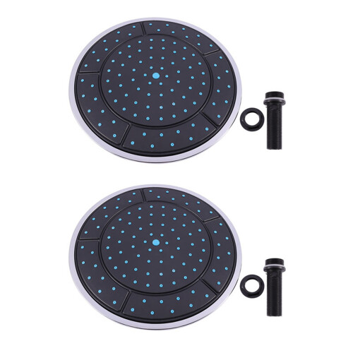 2Pcs 25cm Plastic Round Shape Rainfall Powered Sho 1