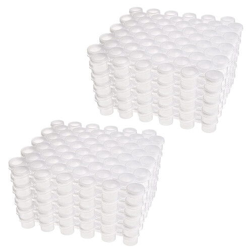 100 Strips Paint Pots Strips,300 2Ml/0.07 Oz Empty