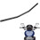 2X 7/8 Inch Handlebar 22mm Black Drag Straight Bar 9