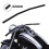 2X 7/8 Inch Handlebar 22mm Black Drag Straight Bar 4