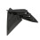 4x for 2016-2019 Matt Black Rear Window Louvers Sh 4