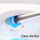 72 Pcs Toilet Brush Replacement Head,Toilet Stick 7