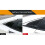 4x for 2016-2019 Matt Black Rear Window Louvers Sh 7