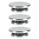 3Pcs 12/15cm Double Face Use Aluminum Alloy Turnta 2