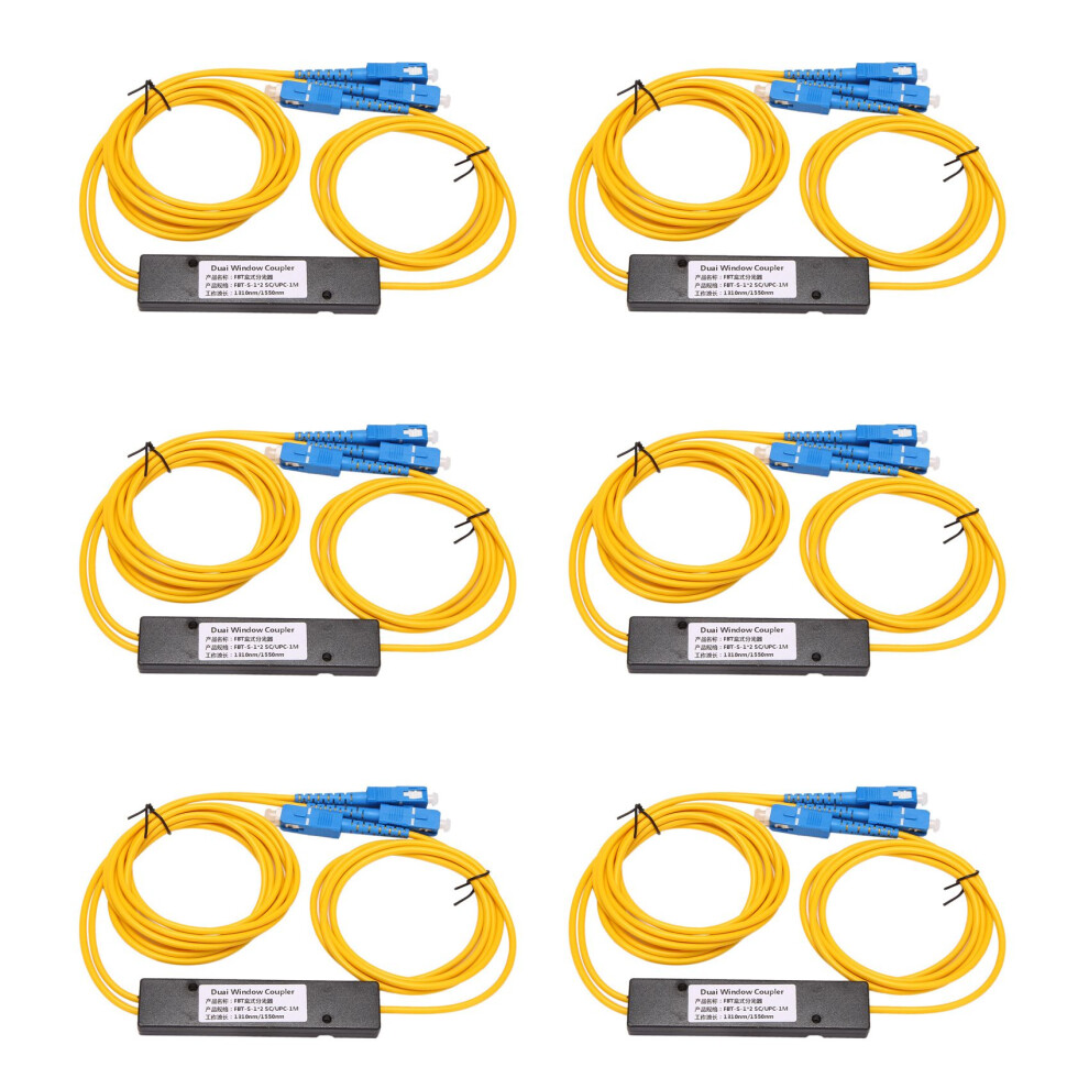 6X Ftth Sc Upc 1X2 Plc Singlemode Fiber Optical Sp 4854184425922
