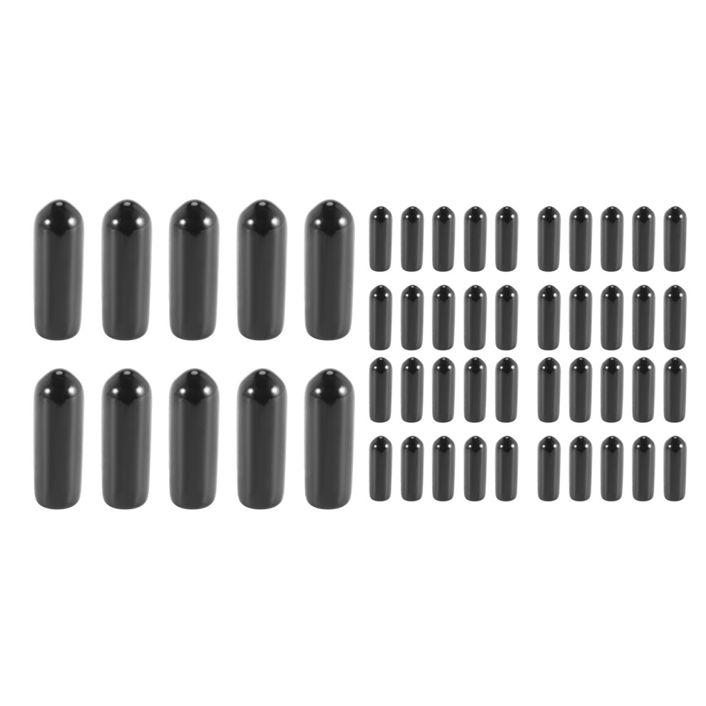 200Pcs Rubber End Caps 4Mm Id Pvc Round Tube Bolt 4854184444954