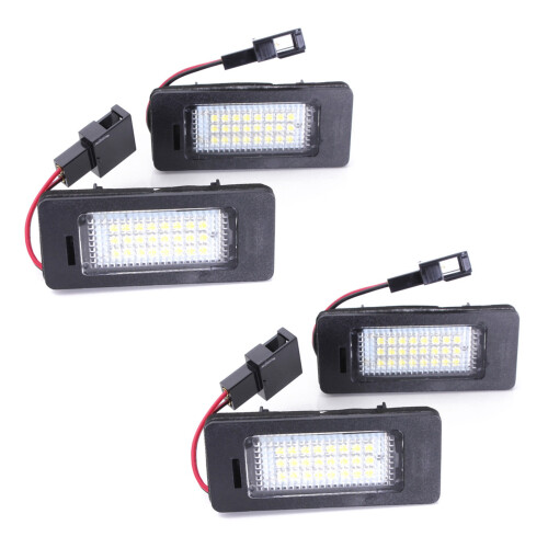 4X License Number Plate LED Light Lamp for A4 A5 Q