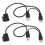 2X Slim Cable USB 2.0 to 7+6 External Power for La 2