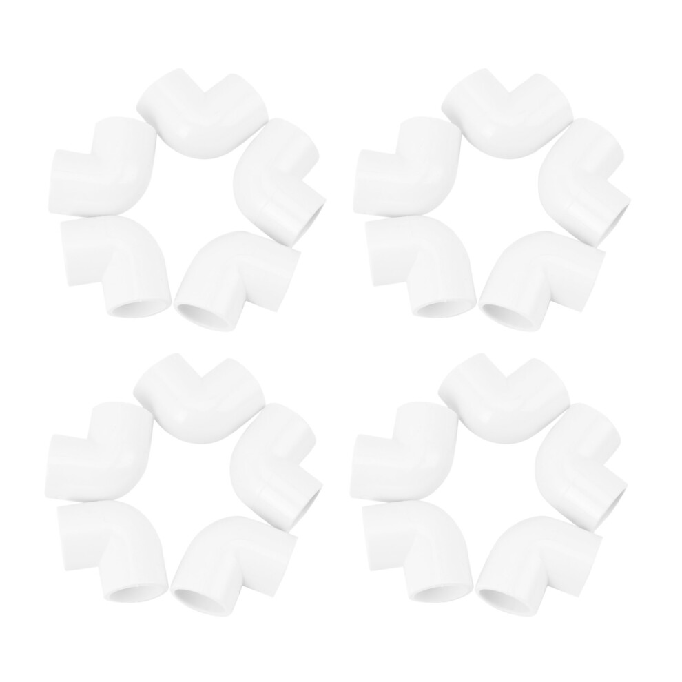 Semoic 20 Pieces 20Mm Dia 90 Angle Degree Elbow Pvc Pipe