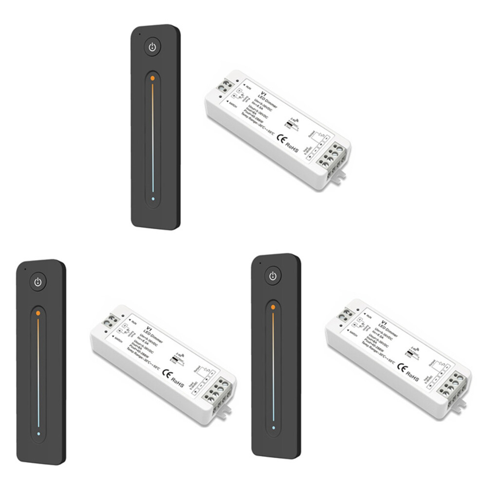 3X Led Dimmer 12V 5V 24V 36V 8A Pwm Wireless Switc 4854184440147