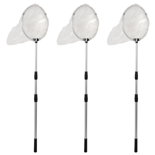 3X Bug Net Butterfly Catching Nylon with Telescopi 1