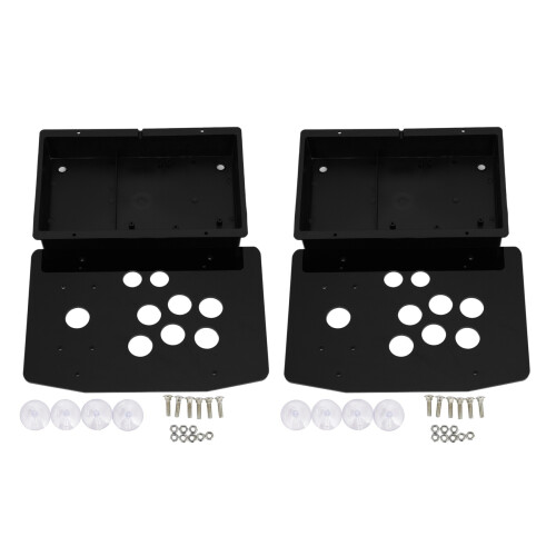 2X Acrylic Panel Case DIY Handle Game Set Kits Gam 1