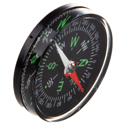 2Pcs 40mm Clear Liquid-Filled Camping Compass Hiki 2