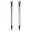 2X Pen Tapping Screen Metal Telescopic Stylus for 1
