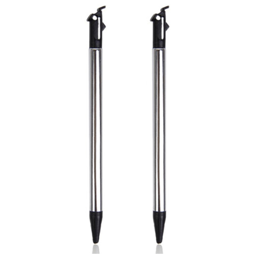 2X Pen Tapping Screen Metal Telescopic Stylus for