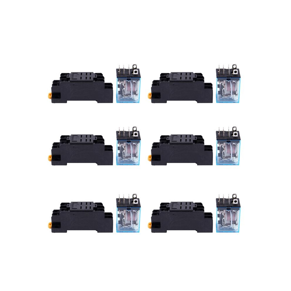 6X Ly2nj Hh62p-L Jqx-13F 220V Ac Coil Dpdt Power R Semoic
