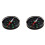 2Pcs 40mm Clear Liquid-Filled Camping Compass Hiki 2
