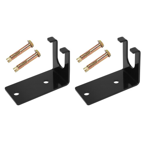 2X Barbell Rack Wall Mount Heavy Duty Holder Stora