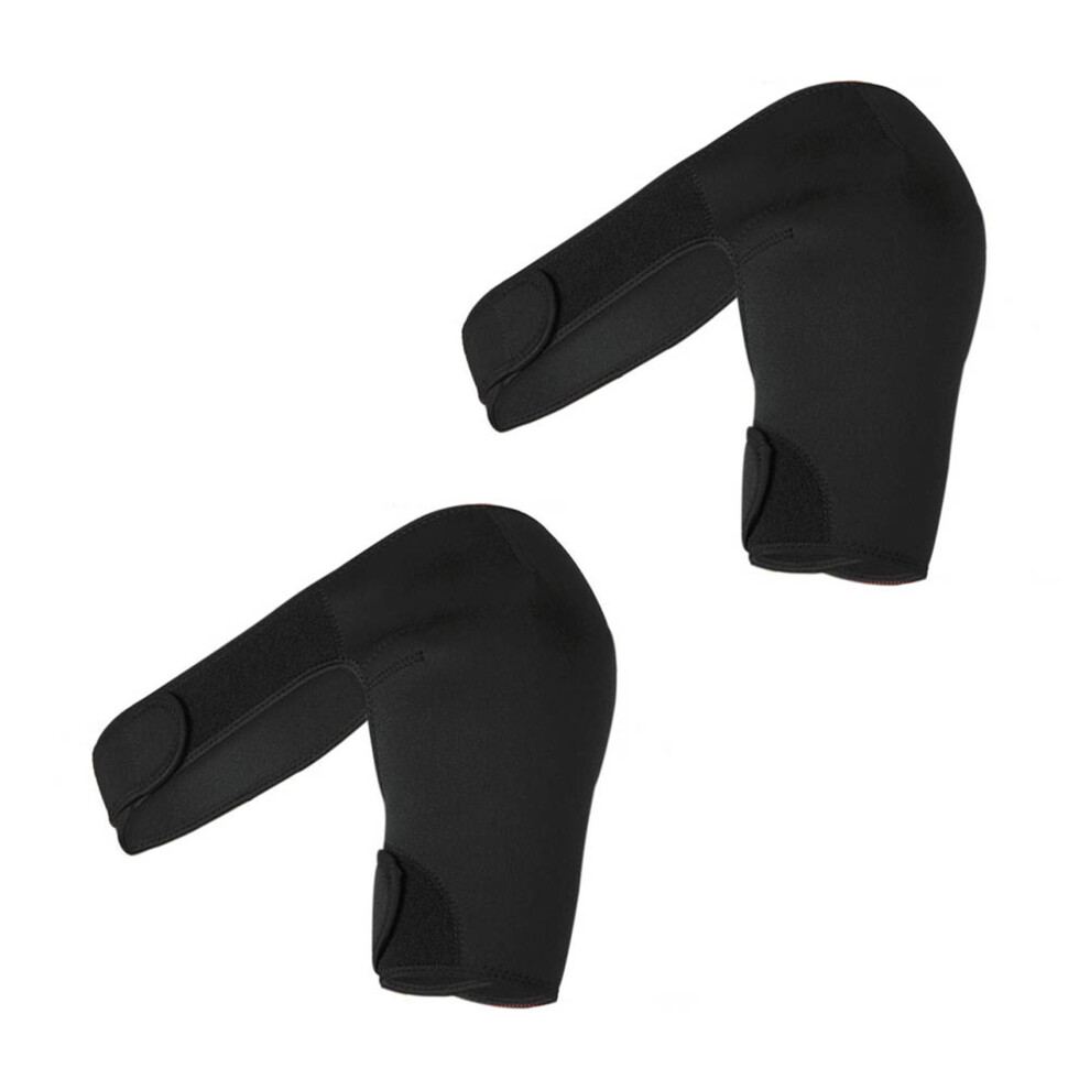 Semoic 2X Shoulder Support Brace Back Guard Strap Wrap Be