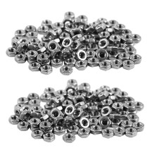 200Pcs M3 3mm Female Thread Hex Metal Nut Fastener