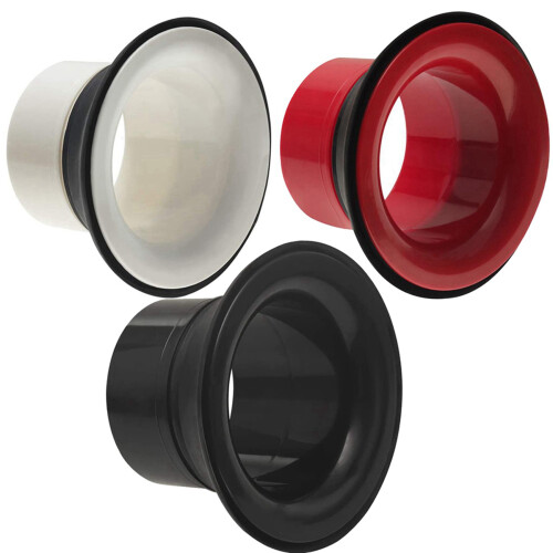 2X Drum Enhancer ABS Rubber Kick with Black Port H 2
