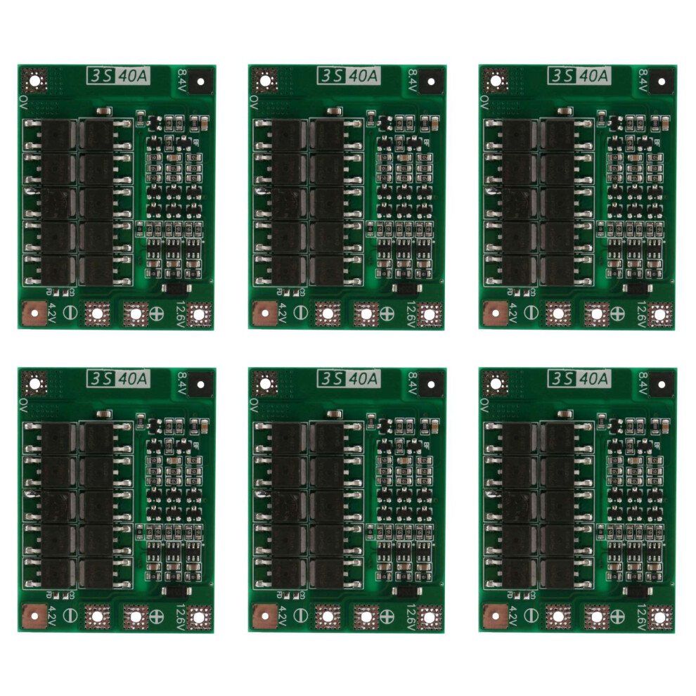 6X 3S 40A 18650 Li-Ion Lithium Battery Charger Pro 4854184435570