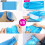 90Pcs 1000Ml Vomit Bags Motion Sickness Blue Emesi 5