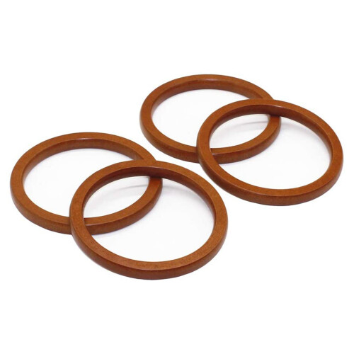 8PCS Wooden Round Shaped Handles Replacement for H 2