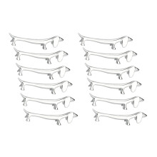 12 Pcs Chopsticks Rest Little Dog Holder Dachshund