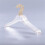 15 Pcs Clear Clothes Hangers with , Transparent Sh 4