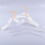 15 Pcs Clear Clothes Hangers with , Transparent Sh 5