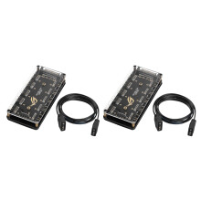 2X 5V 3Pin RGB LED Splitter 10-Port Hub with 50CM