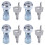 4X Useful Cam Locks for Lockers,Cabinet Mailbox,Dr 1