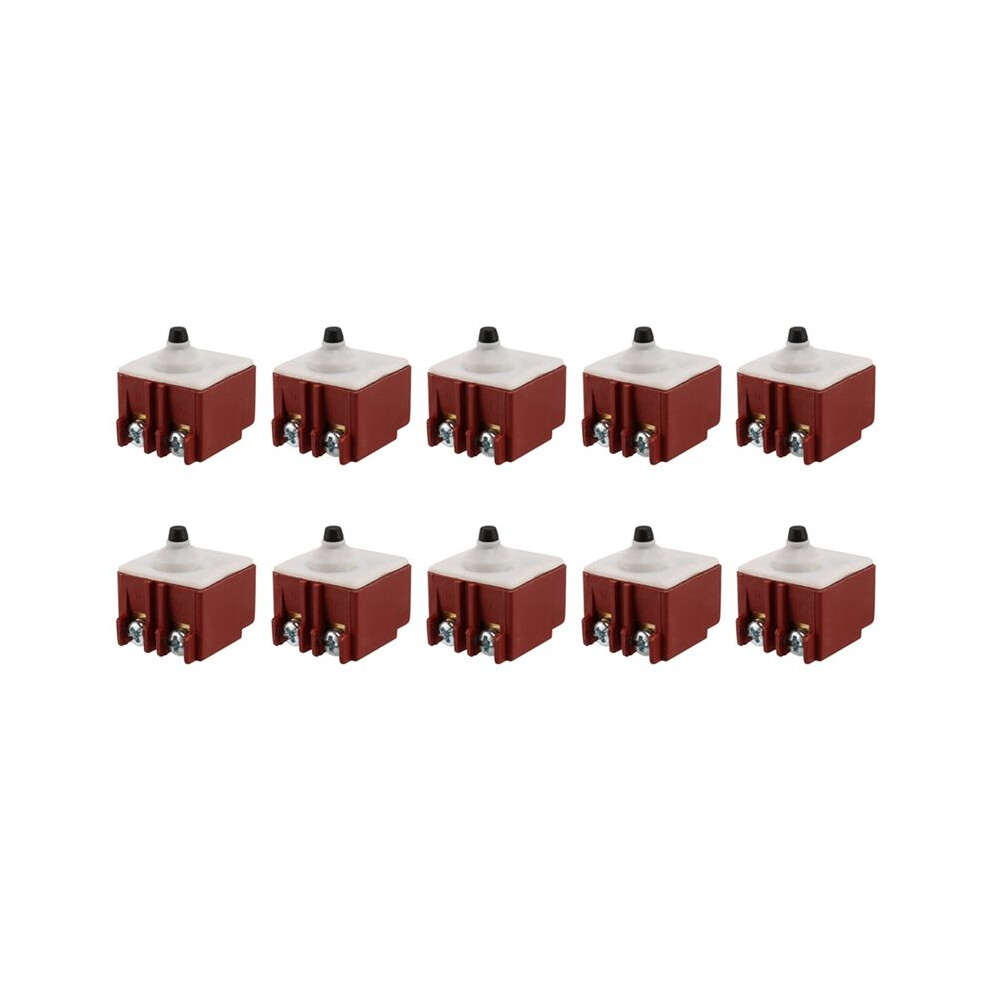 10X Angle Grinder Ac 250V 6A 125V/12A Dpst Pushbut 4851335350829