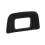 5X Black Rubber Wrapped Plastic Eyecup Eyepiece -2 3
