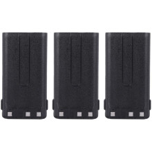 3X KNB-14 Battery Shell Case Pack for Portable Two