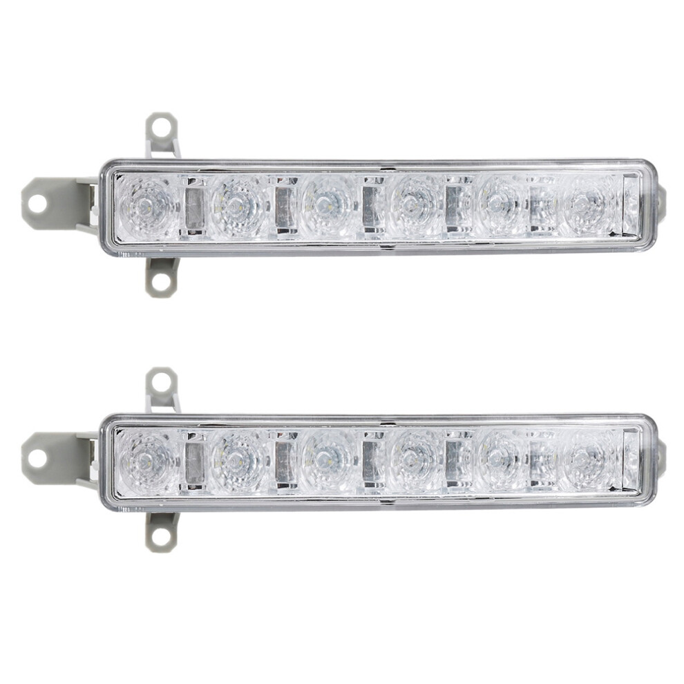2X Car 6 Led 6000K Daytime Running Drl Clear Light 4851335347041