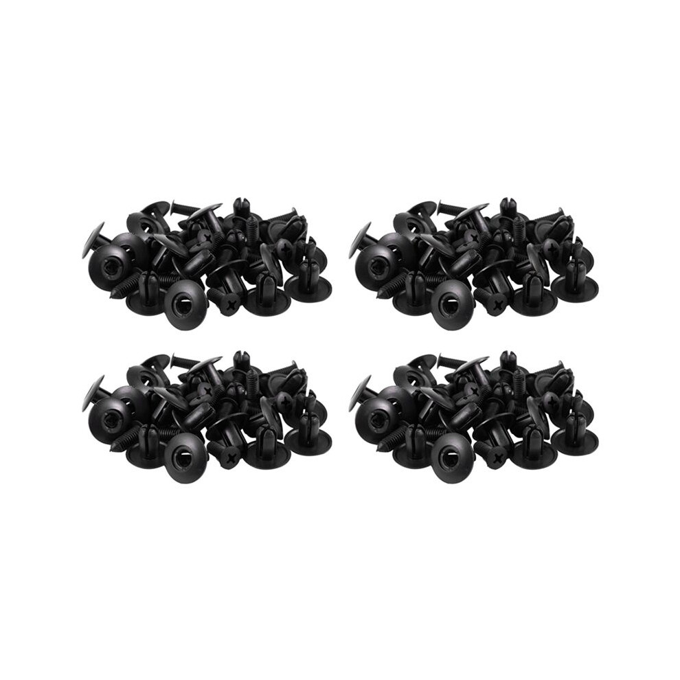 80Pcs 81126-37010 Liner Push Clips Retainer Black 4851335351871