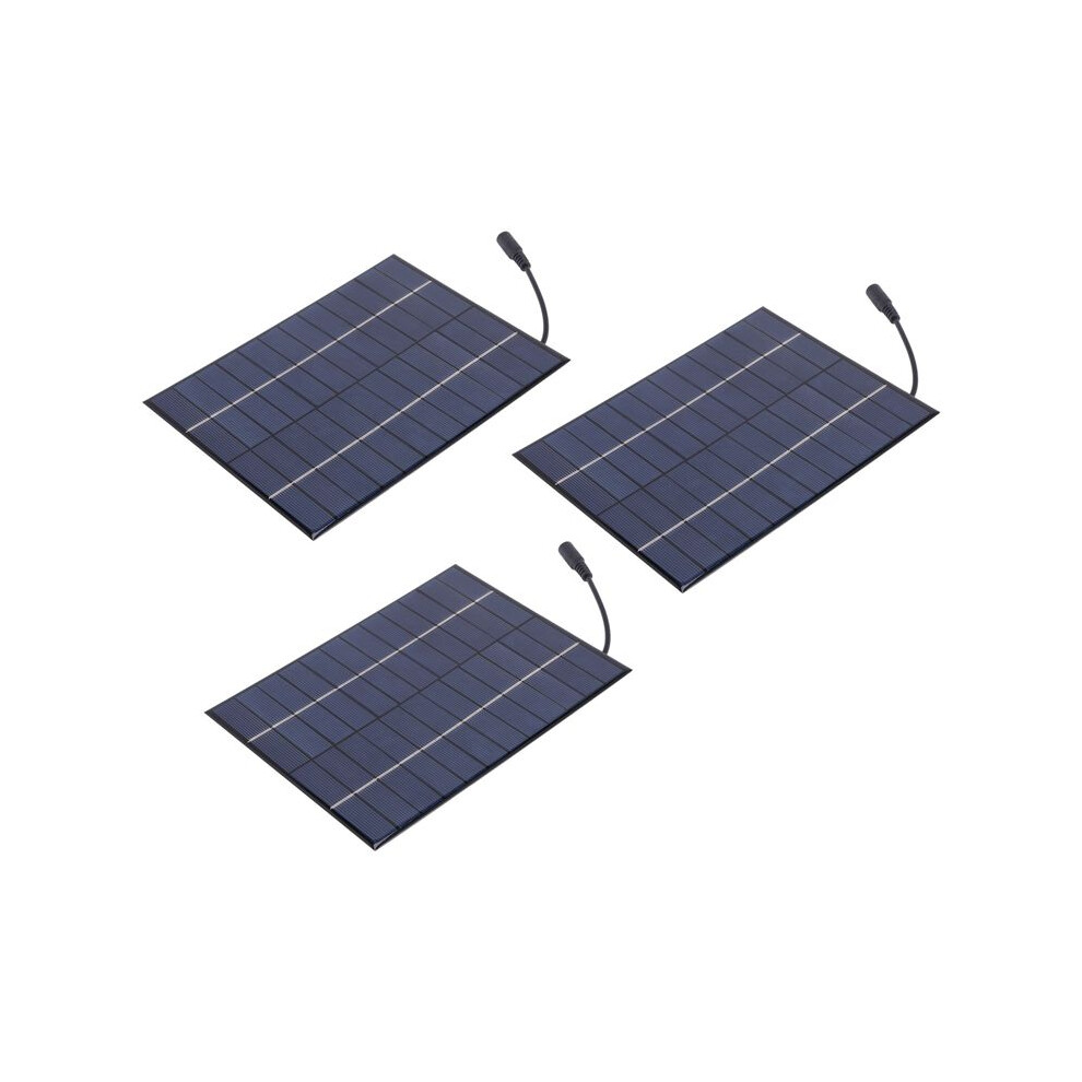 3X 12V 5.2W Mini Solar Panel Polycrystalline Cells 4851335355558