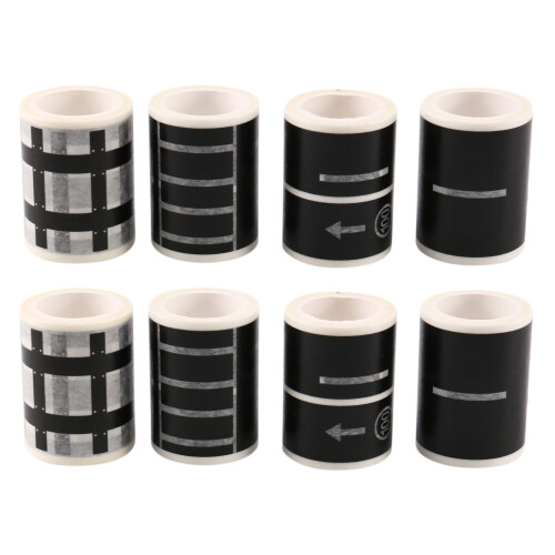 Railway Highway Road Tape 8 Rolls 4.8cmx5M Sticker 1