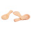 Short Handle 40 Packets of Small Wooden Spoon, Per 4