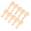Short Handle 40 Packets of Small Wooden Spoon, Per 3