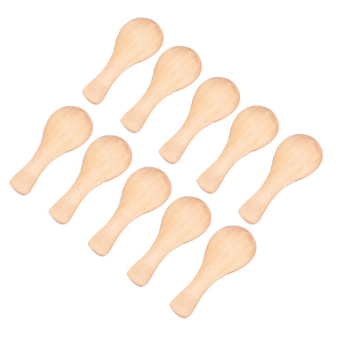 Short Handle 40 Packets of Small Wooden Spoon, Per 2