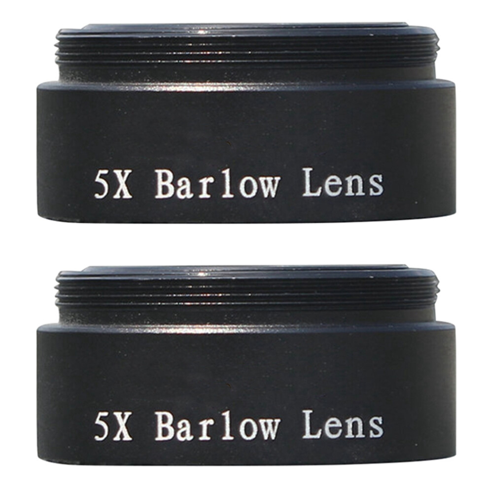 2X Barlow Lens 5X For Any M28x0.6 Thread 1.25Inch 4854184448204