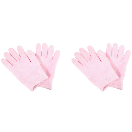 4X Moisturizing Gloves Gel Lining Cotton Glove wit