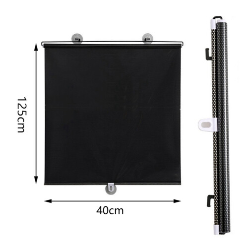 2X Sunshade Roller Blackout Suction Cup Blinds Cur 2