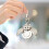 2X Double Open Owl Key Ring Pocket Watch 4